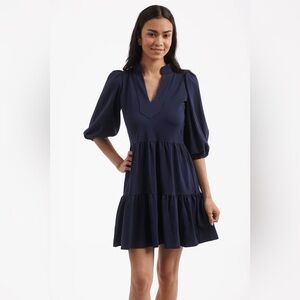 Elegant Navy Mini Dress
